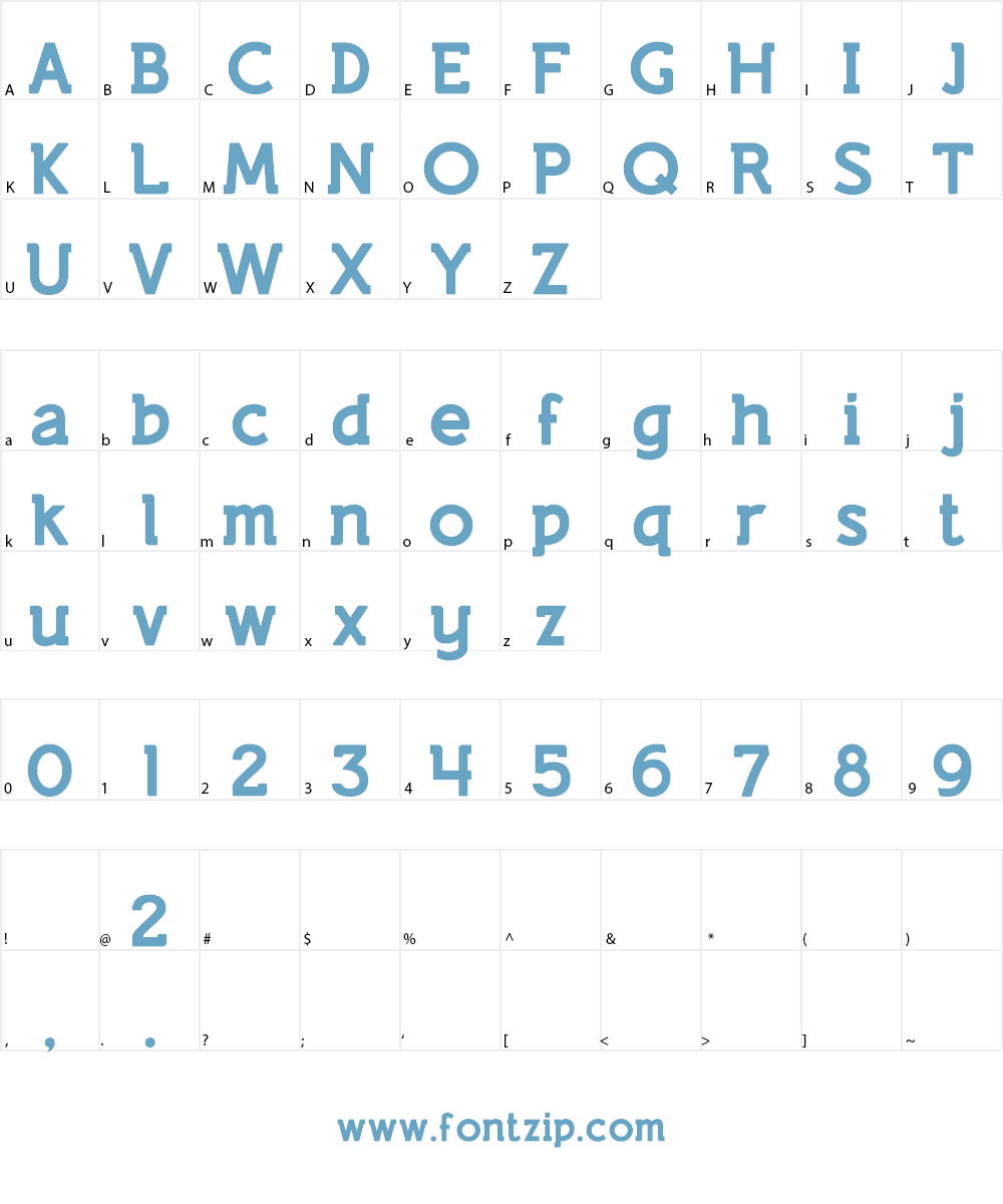 Lifestyle Marker M54 Font Character